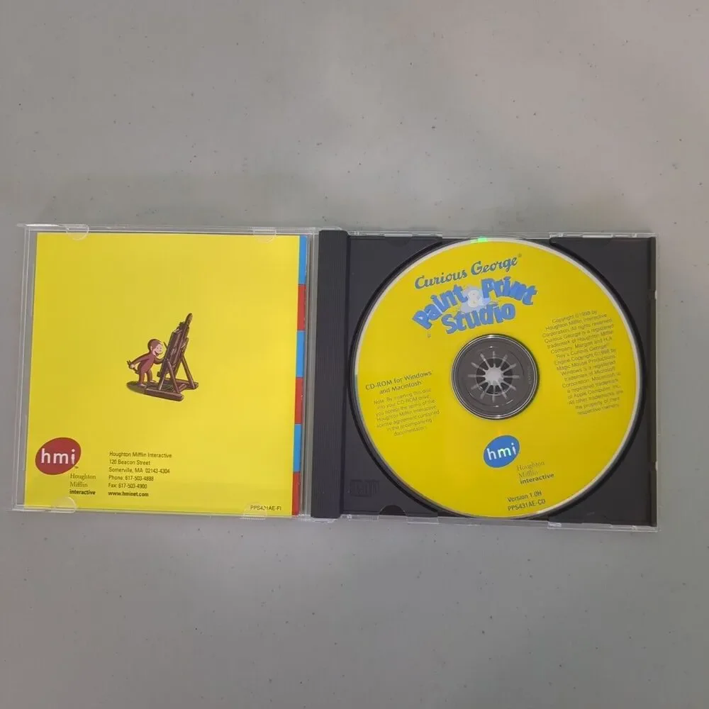 Curious George Paint & Print Studio (Windows/Mac, 1998)